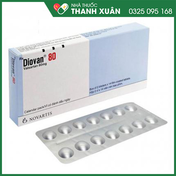 Diovan 80mg chỉ định trong tăng huyết áp, điều trị suy tim